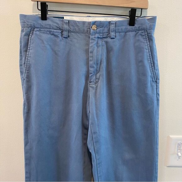 Polo Ralph Lauren Preston pant men's size 32/32 100% cotton chinos blue - Picture 3 of 15